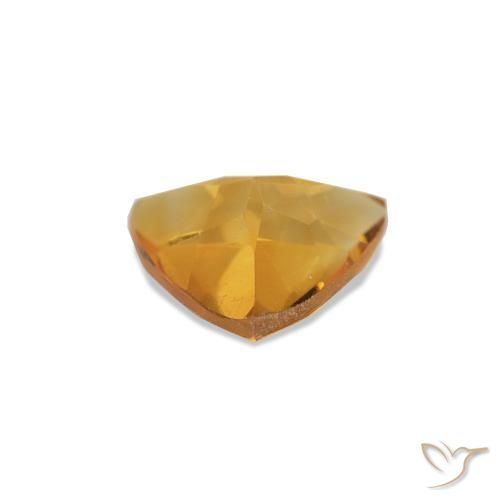 Citrino Laranja Profundo-Ouro Natural 0.54ct, Trilhão, VS