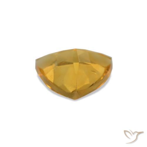 Citrino Laranja escuro-dourado Natural 0.54ct, Trilhão, VS-SI
