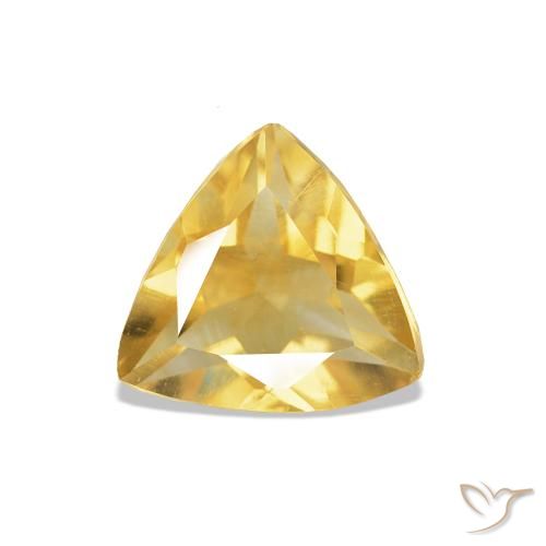 0.67ct Dourado médio Citrino, Trilhão, VS-SI