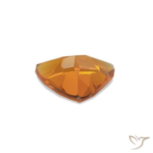 Citrino laranja avermelhado Natural 0.50ct, Trilhão, VS-SI