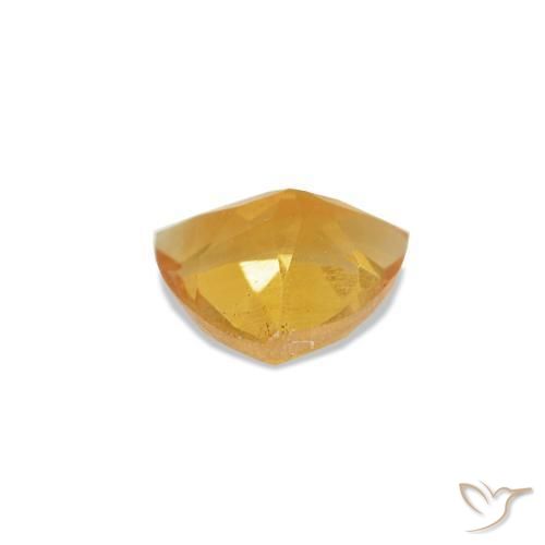 Citrino Laranja Dourado Profundo Natural 0.24ct, Trilhão, VS