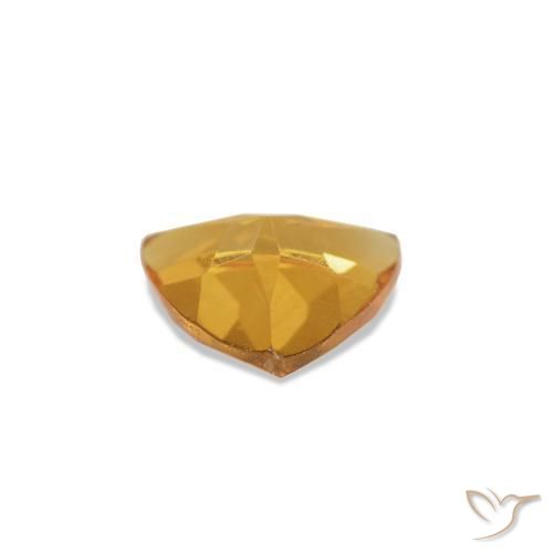 Citrino laranja avermelhado Natural 0.33ct, Trilhão, VS