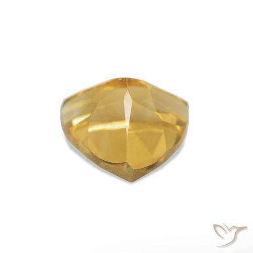 Citrino ouro médio Natural 0.72ct, Trilhão, VS