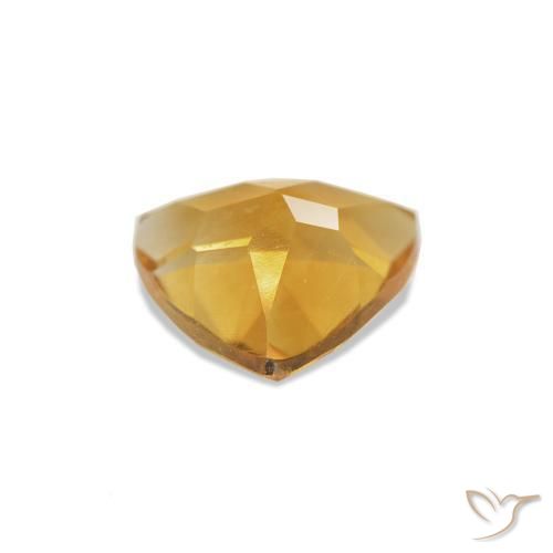 Citrino Medium Light Orange-Gold Natural 0.60ct, Trilhão, VS