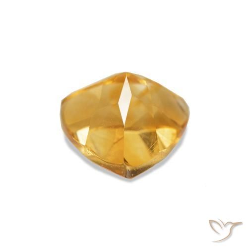 Citrino Laranja Profundo-Ouro Natural 0.74ct, Trilhão, VS-SI