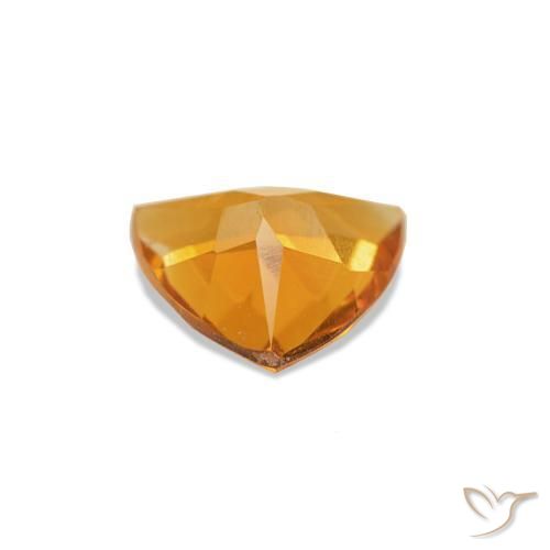 Citrino Ouro Natural 0.50ct, Trilhão, VVS-VS