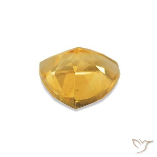 Citrino ouro brilhante Natural 0.64ct, Trilhão, VS-SI
