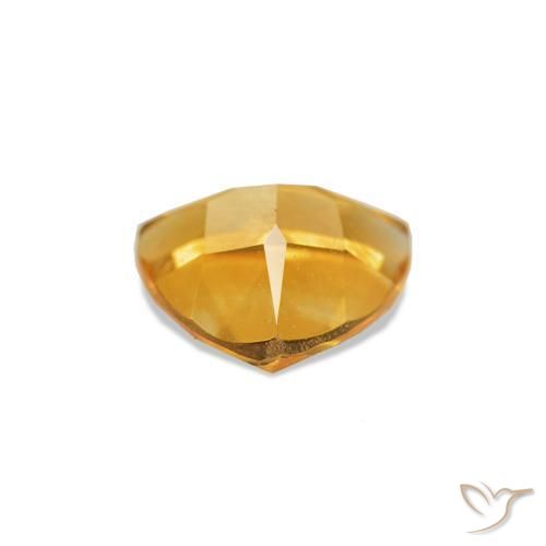 Citrino Medium Light Orange-Gold Natural 0.59ct, Trilhão, VVS-VS