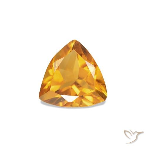 Citrino Laranja-dourado médio Natural 0.36ct, Trilhão, VVS-VS