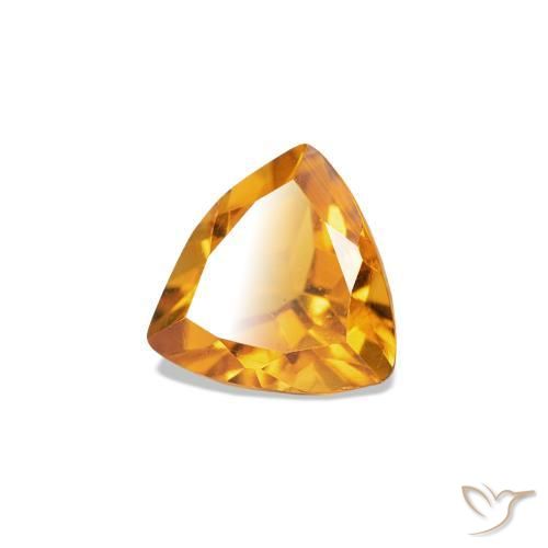 Citrino Laranja-dourado médio Natural 0.36ct, Trilhão, VVS-VS
