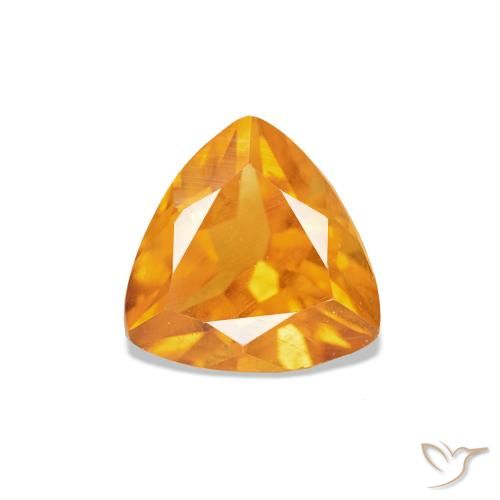 0.67ct Laranja Médio Citrino, Trilhão, VS