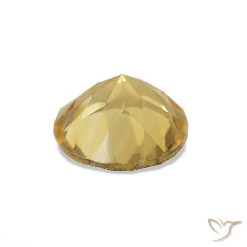 Citrino Luz Dourada Natural 1.15ct, Corte Redondo, VVS-VS