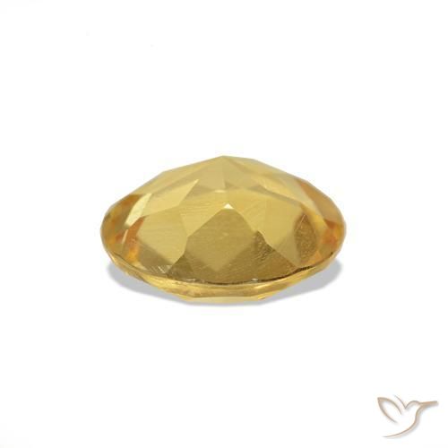 Citrino Luz amarela Natural 0.94ct, Corte Redondo, VS
