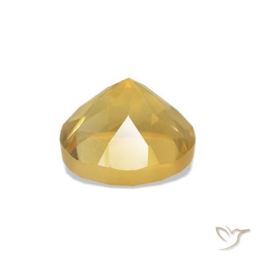 Citrino Luz Dourada Natural 1.09ct, Corte Redondo, VS