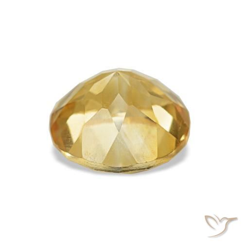 Citrino Ouro Natural 1.27ct, Corte Redondo, VS