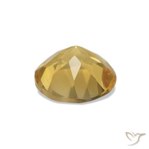 Citrino Amarelo Toscana Natural 1.14ct, Corte Redondo, VVS