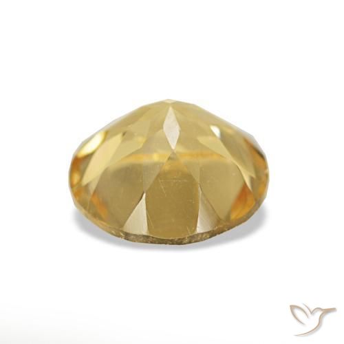 Citrino Luz Dourada Natural 1.11ct, Corte Redondo, VS
