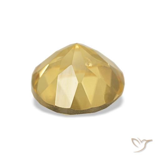 Citrino Luz Dourada Natural 1.32ct, Corte Redondo, VS