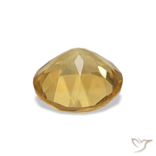 Citrino Luz amarela Natural 1.09ct, Corte Redondo, VS