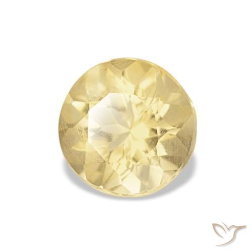 Citrino Luz Dourada Natural 1.02ct, Corte Redondo, VS