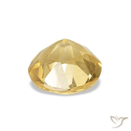 Citrino Luz Dourada Natural 1.02ct, Corte Redondo, VS