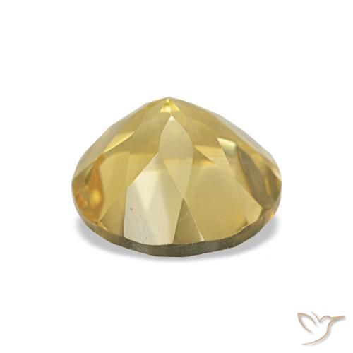 Citrino Luz Dourada Natural 1.26ct, Corte Redondo, VVS