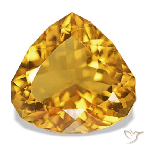 Citrino Laranja-dourado médio Natural 15.95ct, Trilhão, VVS