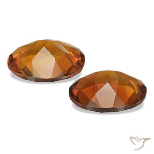 Pedras preciosas de Citrino Laranja Profundo natural de 3.05 ct, Corte Oval, VVS-VS