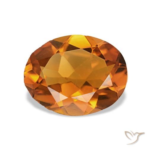 1.34ct Laranja Médio Citrino, oval, VS
