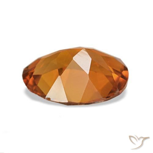 Citrino Laranja Médio Natural 1.34ct, Corte Oval, VS