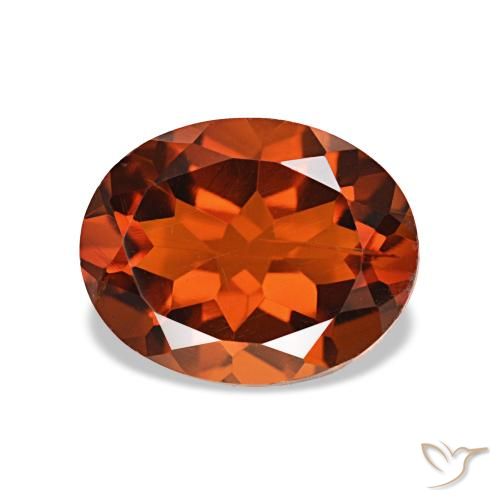 Citrino Laranja escuro Natural 1.78ct, Corte Oval, VS-SI