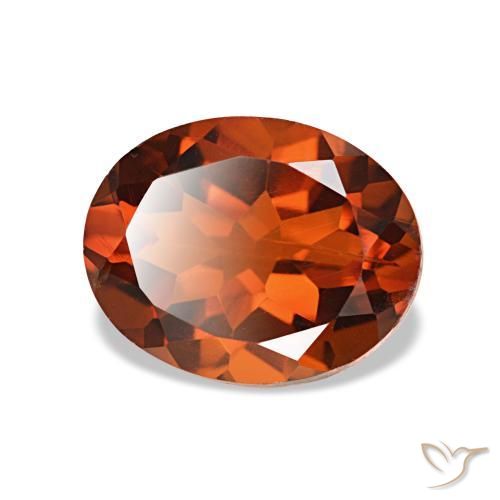 Citrino Laranja escuro Natural 1.78ct, Corte Oval, VS-SI