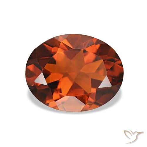 1.68ct âmbar laranja Citrino, oval, VS-SI