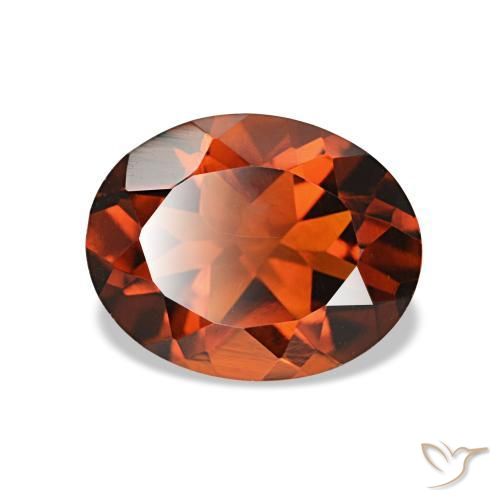 Citrino âmbar laranja Natural 1.68ct, Corte Oval, VS-SI