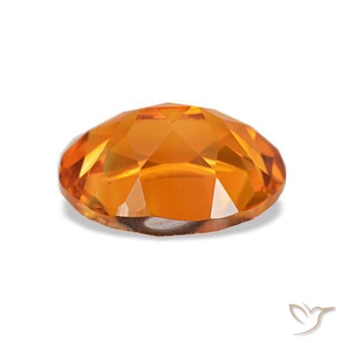 Citrino Laranja Profundo Natural 1.65ct, Corte Oval, VS