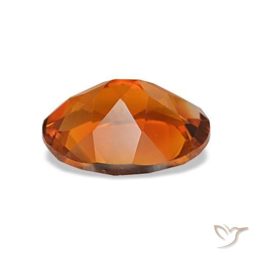 Citrino Laranja Médio Natural 1.49ct, Corte Oval, VVS-VS