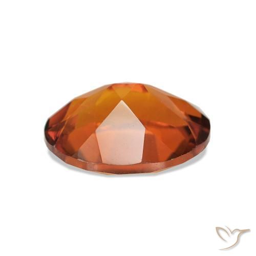Citrino fogo laranja Natural 1.54ct, Corte Oval, VVS