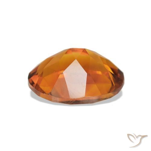 Citrino Laranja Médio Natural 1.53ct, Corte Oval, VVS