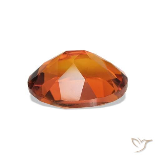 Citrino Laranja Médio Natural 1,55ct, Corte Oval, VVS