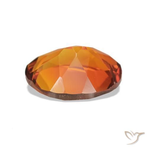 Citrino Laranja Profundo Natural 1.55ct, Corte Oval, VVS