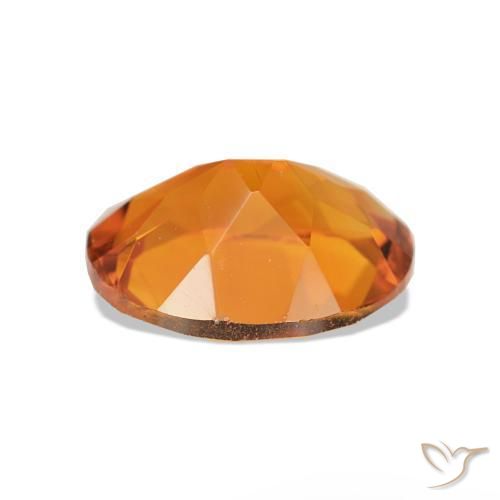 Citrino Laranja Médio Natural 1.60ct, Corte Oval, VVS-VS