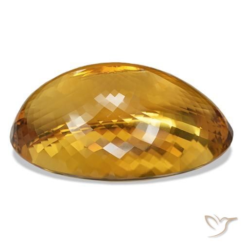 Citrino Marrom dourado Natural 544.20ct, Corte Oval, IF