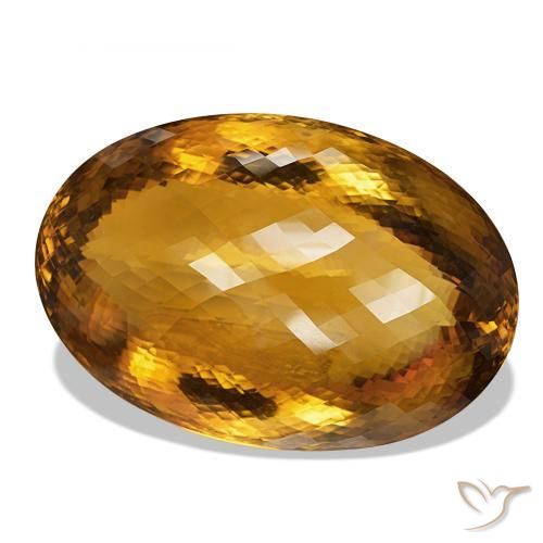Citrino Marrom dourado Natural 822.18ct, Corte Oval, IF