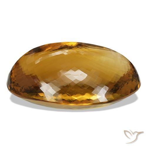 Citrino Marrom dourado Natural 822.18ct, Corte Oval, IF