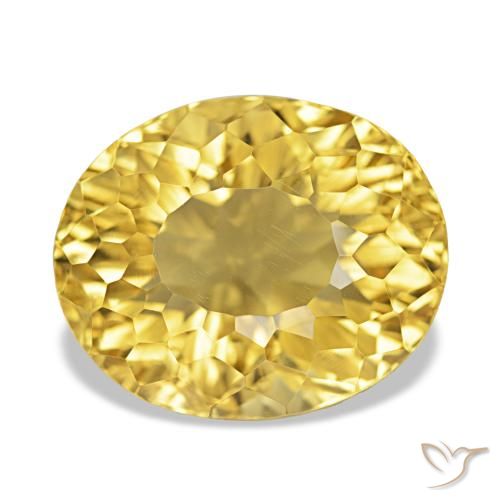 14.32ct Luz Dourada Citrino, oval, VVS