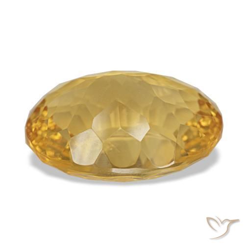 Citrino Ouro Natural 11.11ct, Corte Oval, VVS