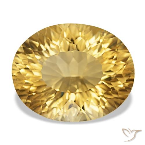12.05ct Laranja Dourada Citrino Pedras Preciosas, oval, VS