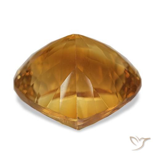 Citrino laranja marrom Natural 14.32ct, Forma extravagante, VS