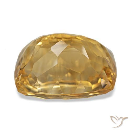 Citrino ouro profundo Natural 11.95ct, baguete, VS