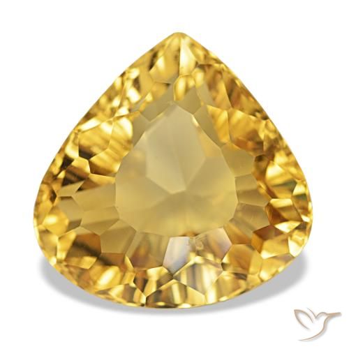 8.73ct ouro profundo Citrino, Formato de pêra, VVS